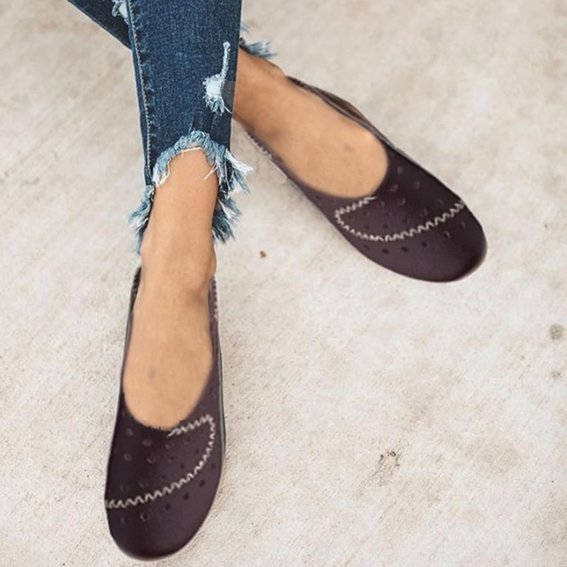 Azzy Genuine Orthopedic Comfy Leather Loafer