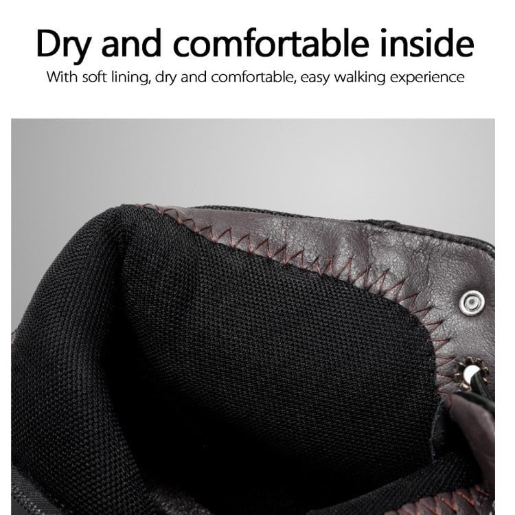 Stridesure Men S Leather Ankle Boots