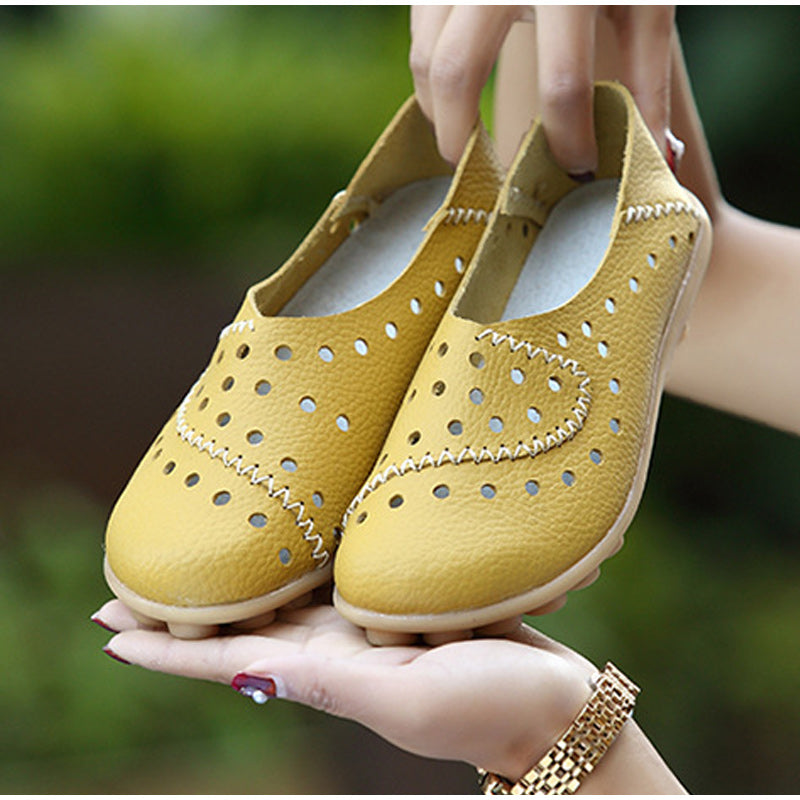 Azzy Genuine Orthopedic Comfy Leather Loafer