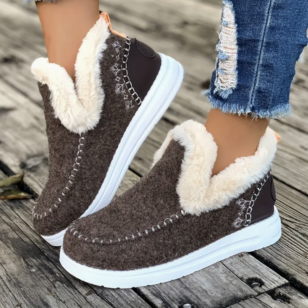 Comelyy Winter Fleece Lining Women Boots