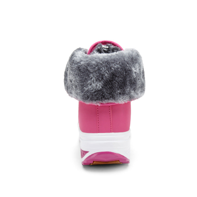 Comelyy Womens Plush Rocking Cotton Boots