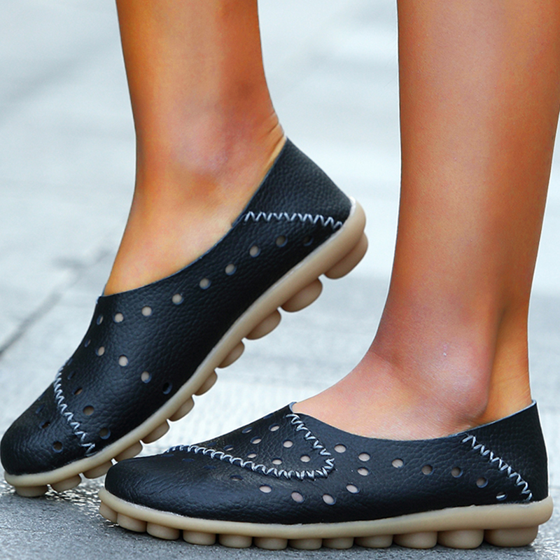 Azzy Genuine Orthopedic Comfy Leather Loafer