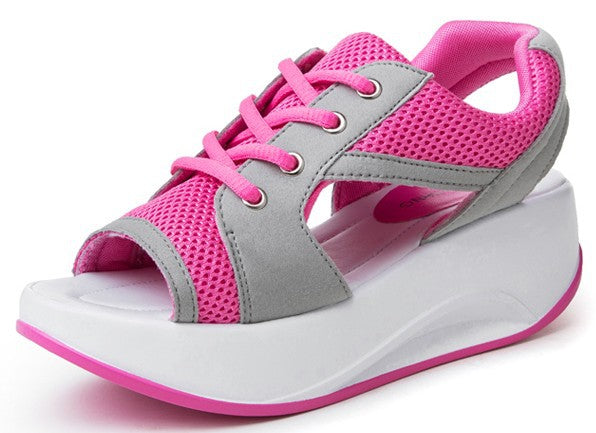 Comelyy Thick Soled Fish Mouth Sandals