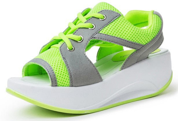 Comelyy Thick Soled Fish Mouth Sandals