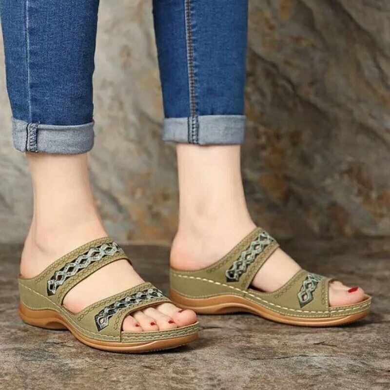 Comelyy Sandals And Slippers Womens Spring New Platform Platform Slippers