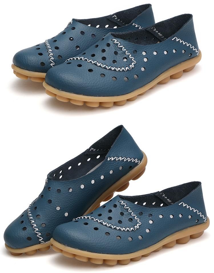 Azzy Genuine Orthopedic Comfy Leather Loafer