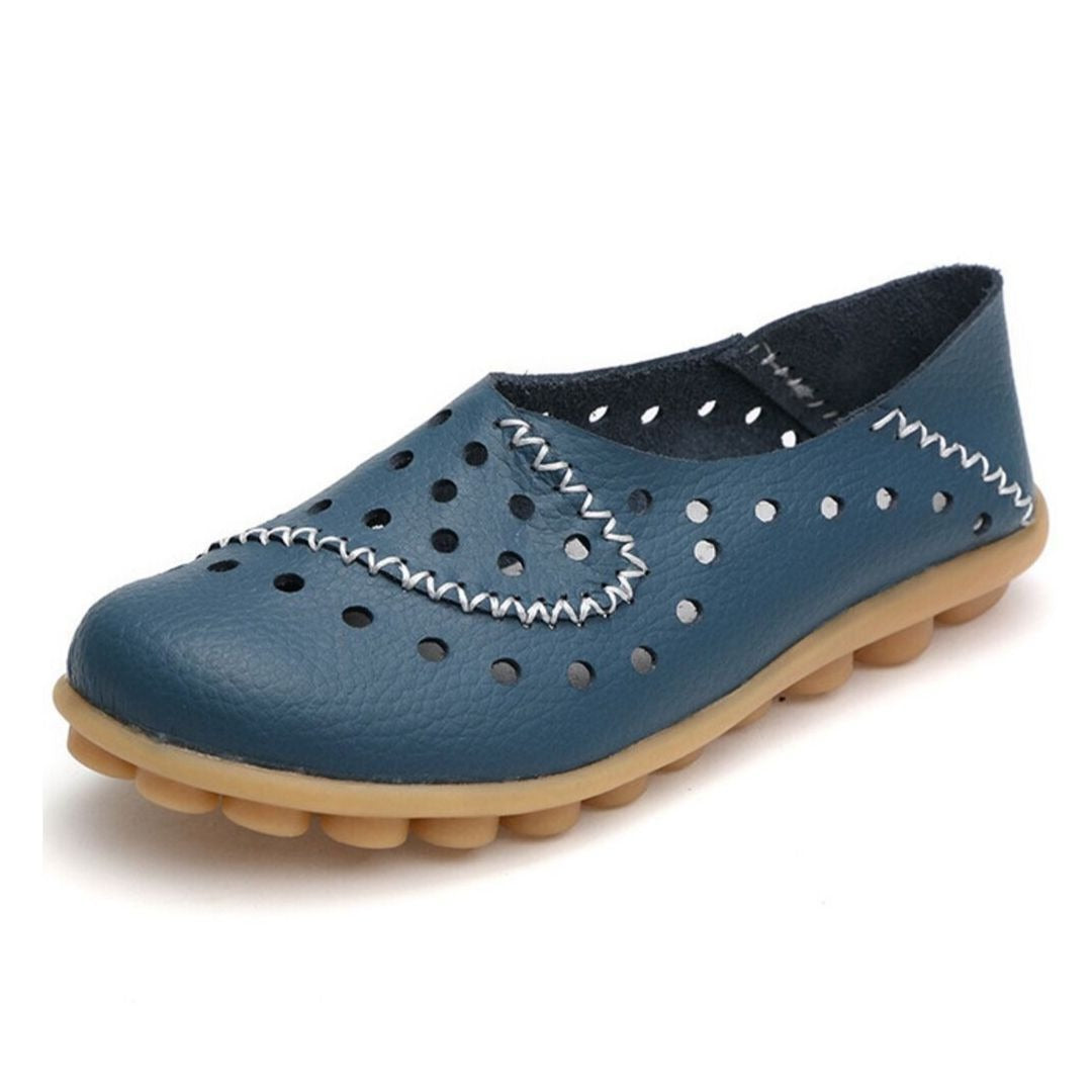 Azzy Genuine Orthopedic Comfy Leather Loafer