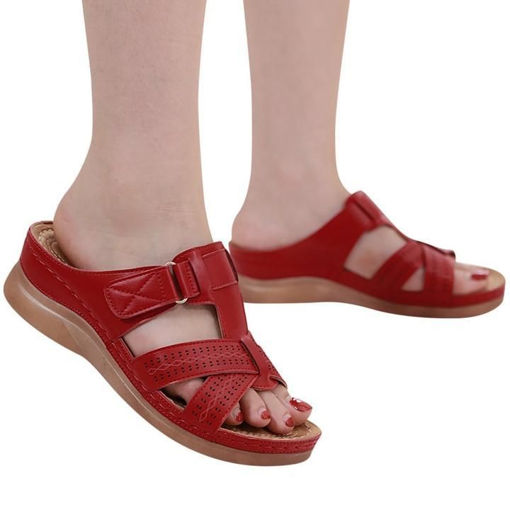 Dr Care Premium Vintage Orthopedic Open Toe Sandal Comfy Women Orthopedic Premium Sandals