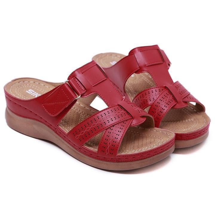 Dr Care Premium Vintage Orthopedic Open Toe Sandal Comfy Women Orthopedic Premium Sandals