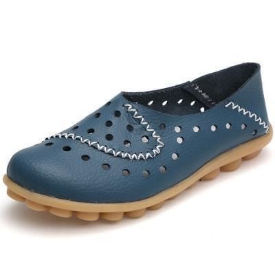 Azzy Genuine Orthopedic Comfy Leather Loafer