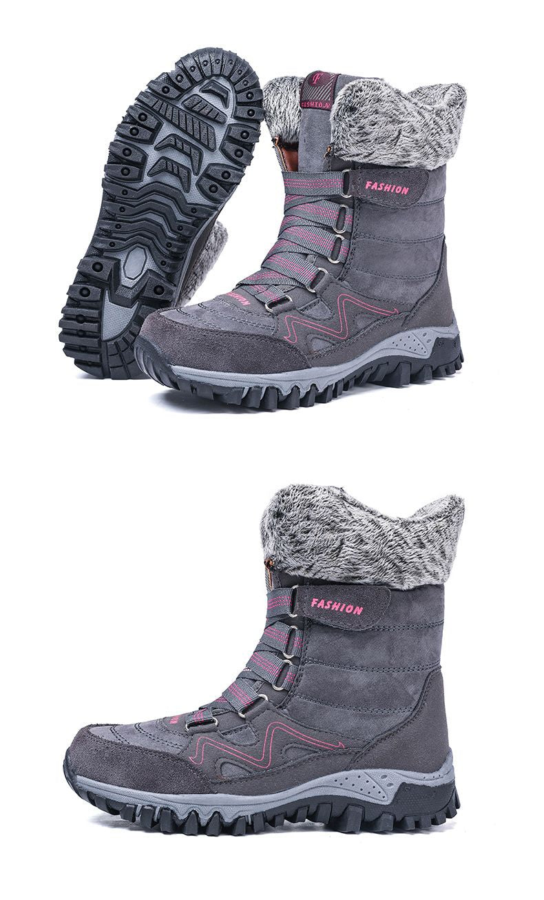 Women Boots Winter Shoes Women Snow Boots Plus Size Hot Platform Fur Boots Winter Female Warm Botas Mujer Combat Boots