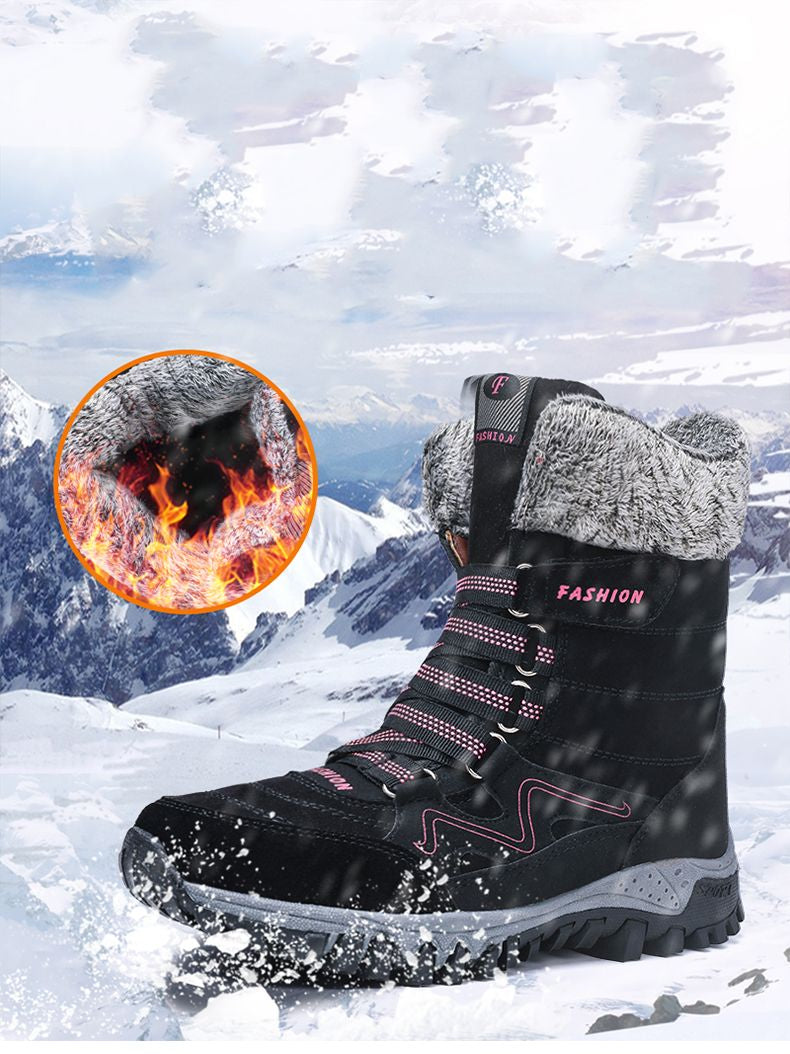Women Boots Winter Shoes Women Snow Boots Plus Size Hot Platform Fur Boots Winter Female Warm Botas Mujer Combat Boots