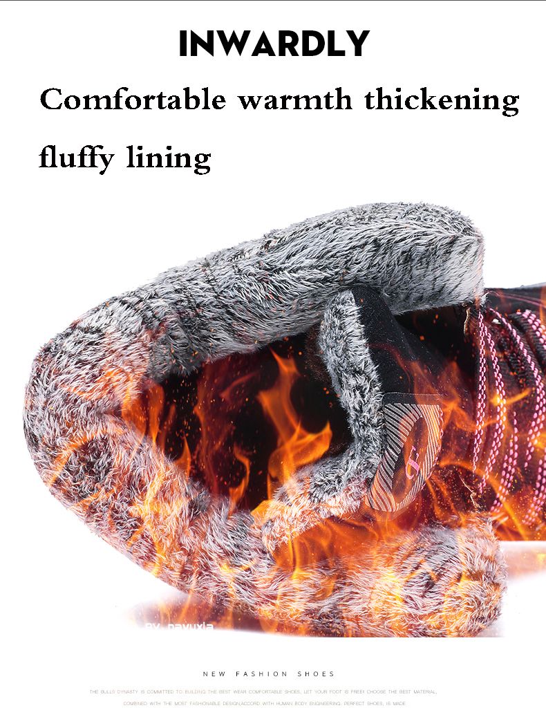 Women Boots Winter Shoes Women Snow Boots Plus Size Hot Platform Fur Boots Winter Female Warm Botas Mujer Combat Boots