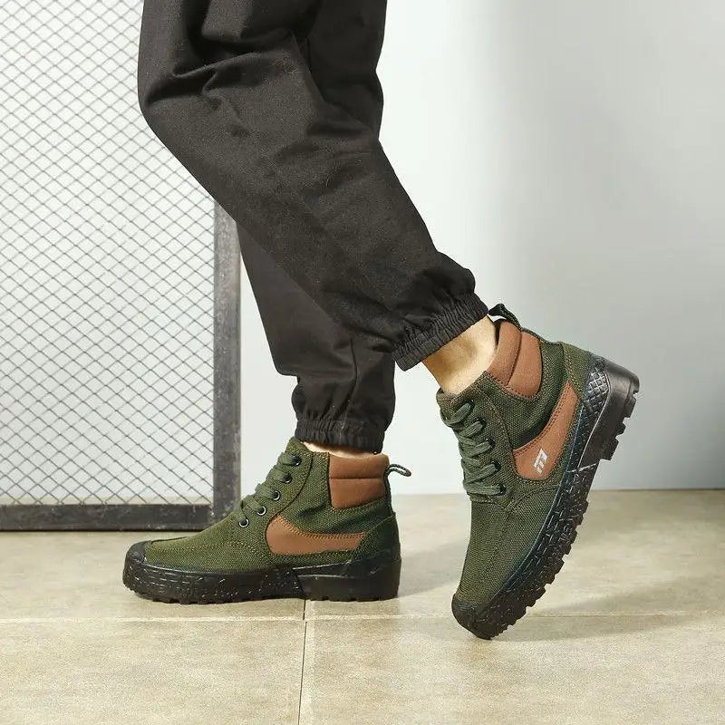 Footnity Men S Anti Slip Waterproof Work Boots