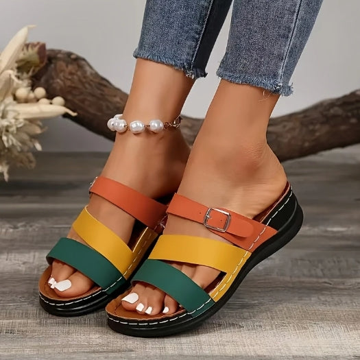 Comelyy Elegant Summer Heeled Comfortable Slip Resistant Sandals