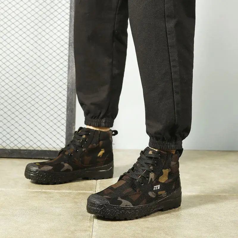 Footnity Men S Anti Slip Waterproof Work Boots