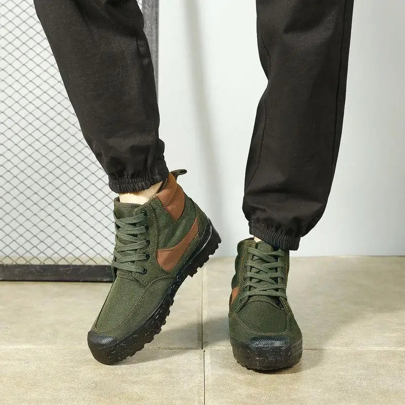 Footnity Men S Anti Slip Waterproof Work Boots