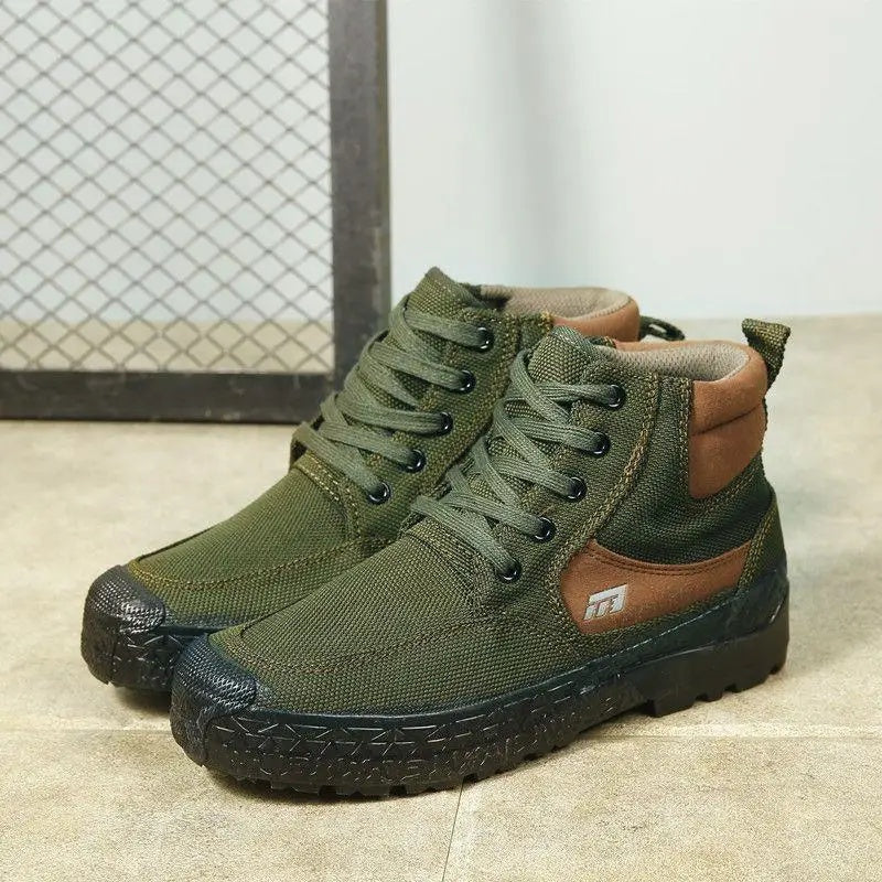 Footnity Men S Anti Slip Waterproof Work Boots