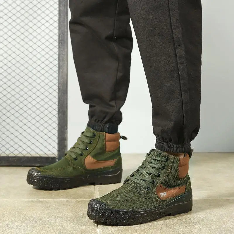 Footnity Men S Anti Slip Waterproof Work Boots