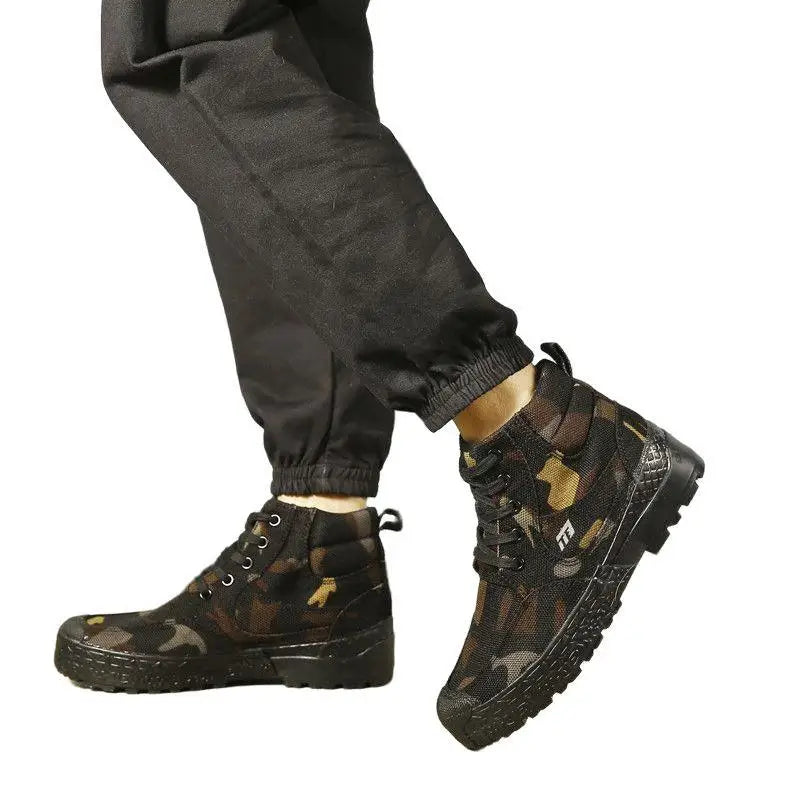 Footnity Men S Anti Slip Waterproof Work Boots