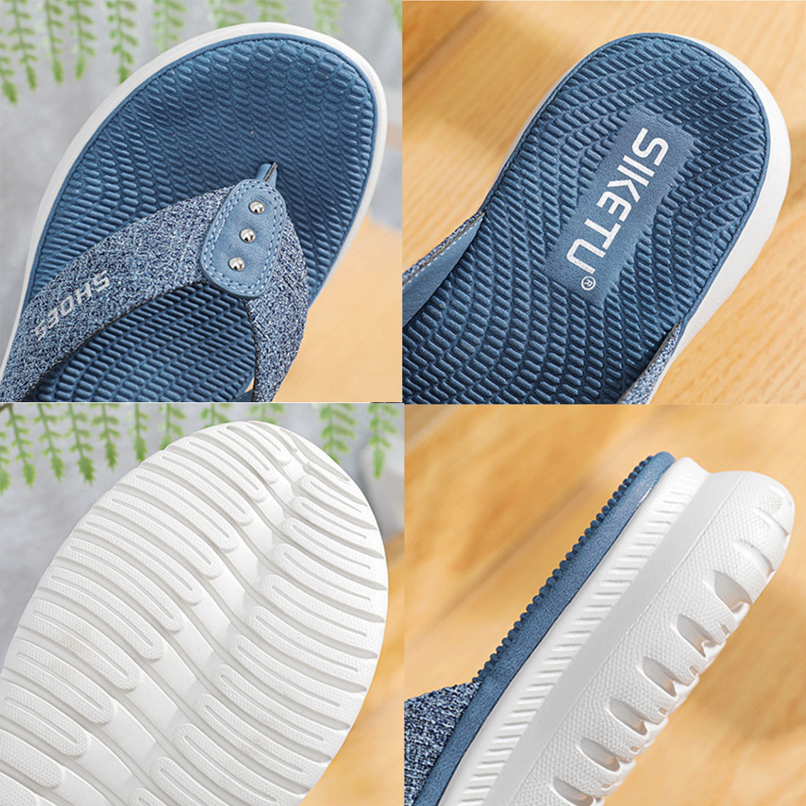 Comelyy Women Flip Flop Slides Comfortable T Strap Slippers