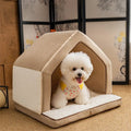 FrostCabin™ Cosy Dog House Bed for Private Rest