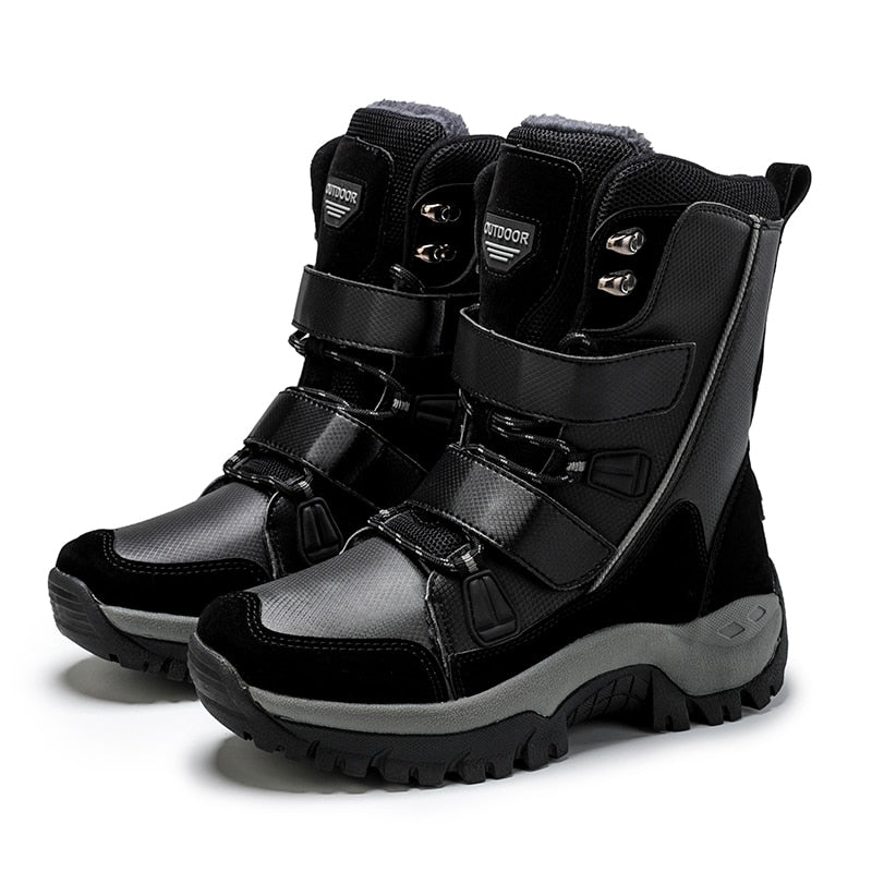 Comelyy Warm Winter Plush Mid Calf Waterproof Boots