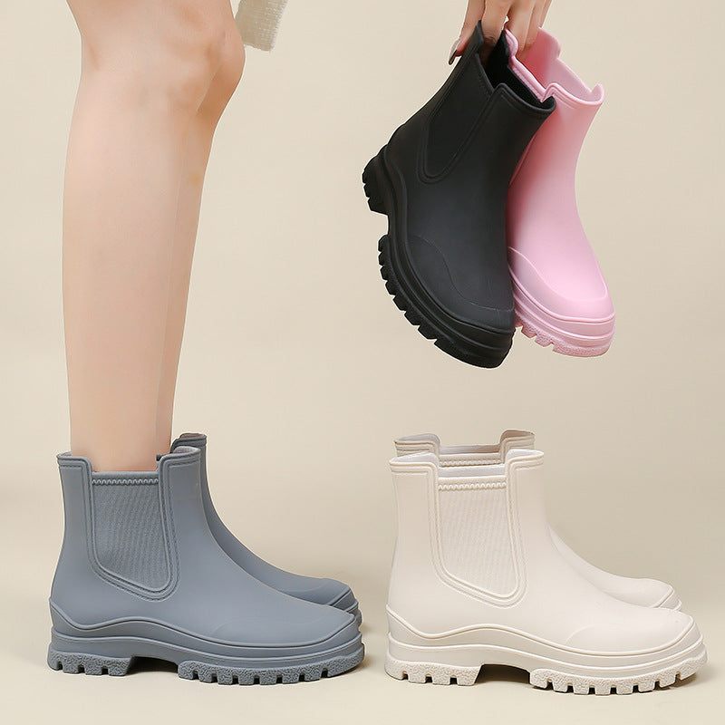 Comelyy Womens All Match Rain Boots