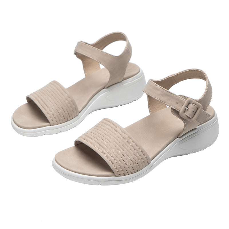 Comelyy Sloping Heel And Soft Sole Women Sandals