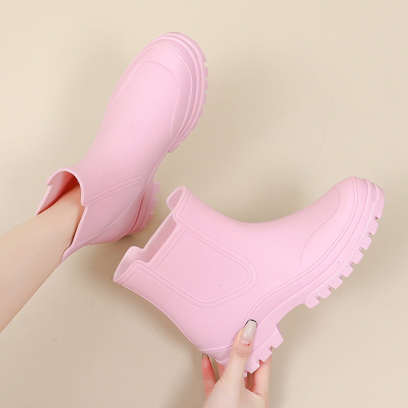 Comelyy Womens All Match Rain Boots