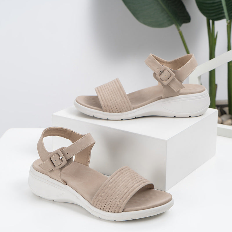 Comelyy Sloping Heel And Soft Sole Women Sandals