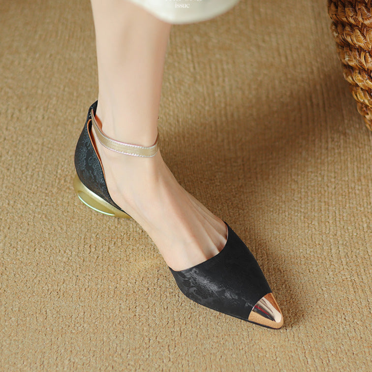 Alexia Genuine Leather Heels