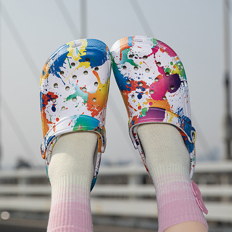 Comelyy Mens And Womens Garden Sandals Couples Crocs