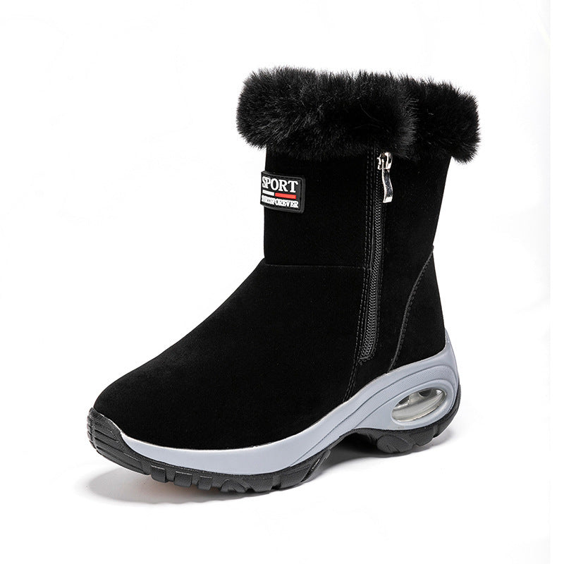 Comelyy 2021 Winter Thick Bottom Snow Boots
