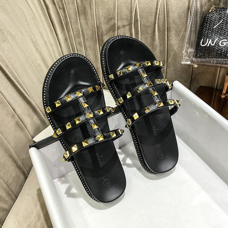 Comelyy Platform Stud Sandals
