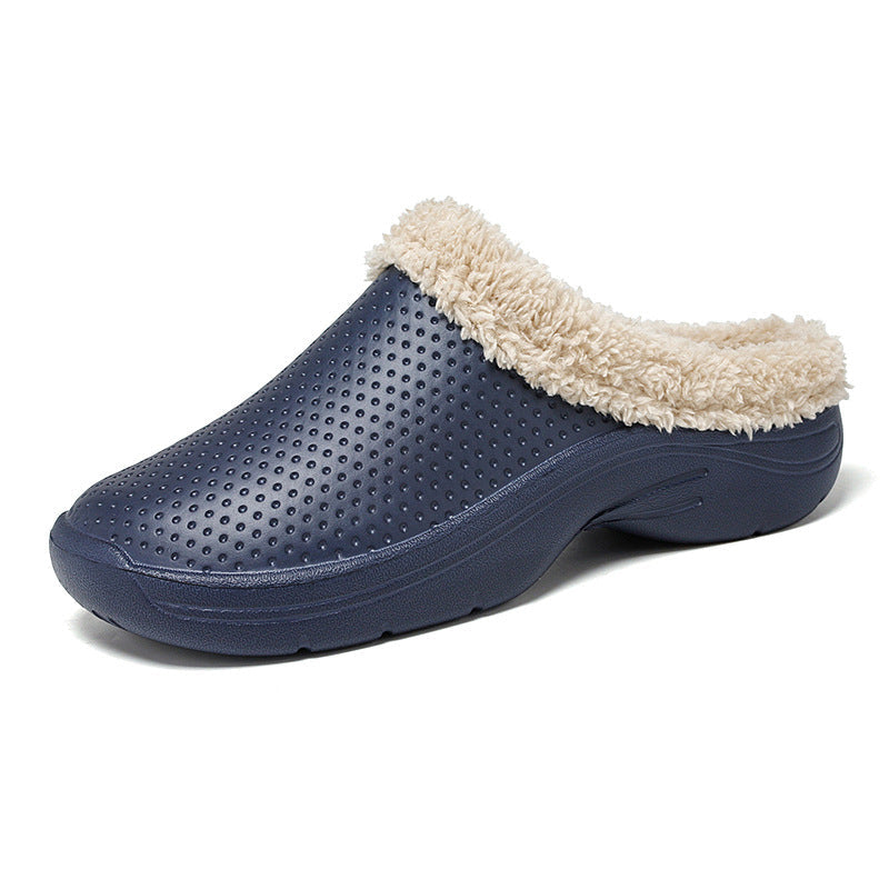 Comelyy Cotton Slippers Winter Plush Thickened Thermal Shoes