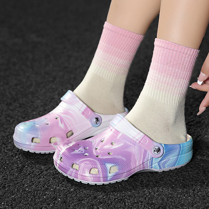 Comelyy Mens And Womens Garden Sandals Couples Crocs