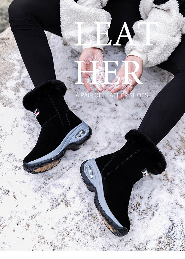 Comelyy 2021 Winter Thick Bottom Snow Boots