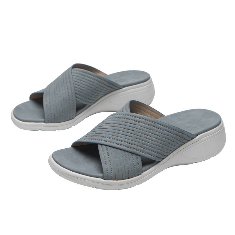 Comelyy Sloping Heels And Thick Soles Women Sandals