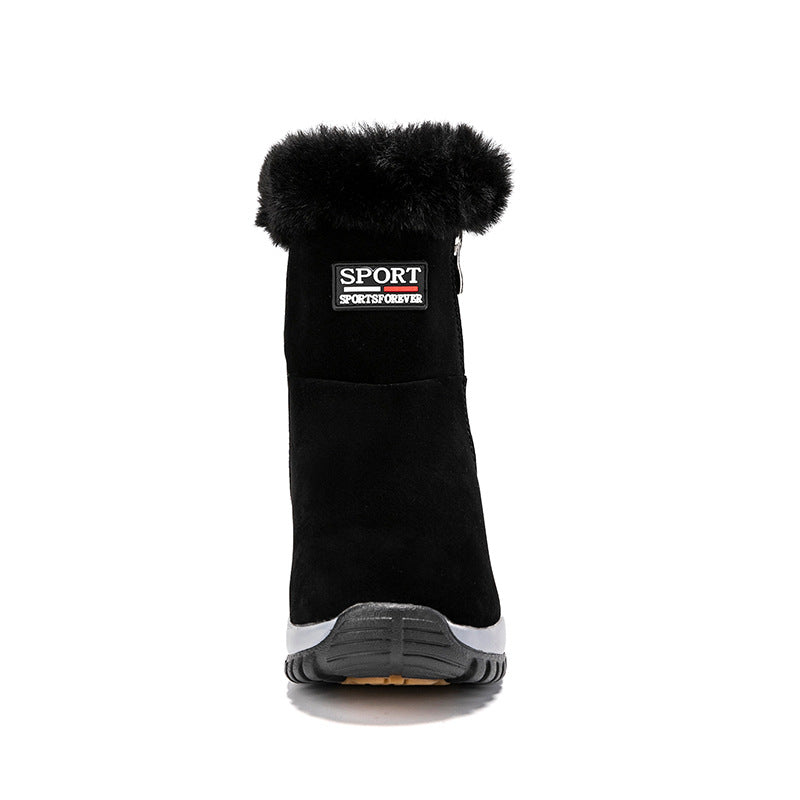 Comelyy 2021 Winter Thick Bottom Snow Boots