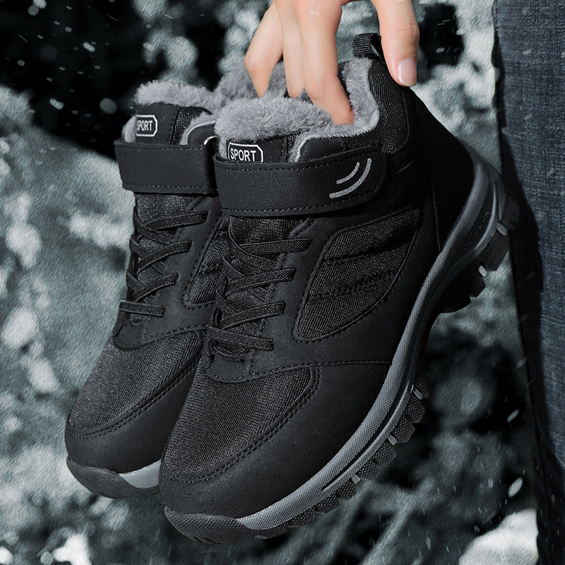 Comelyy Snowy Villia Leather Anti Skid Ankle Boots