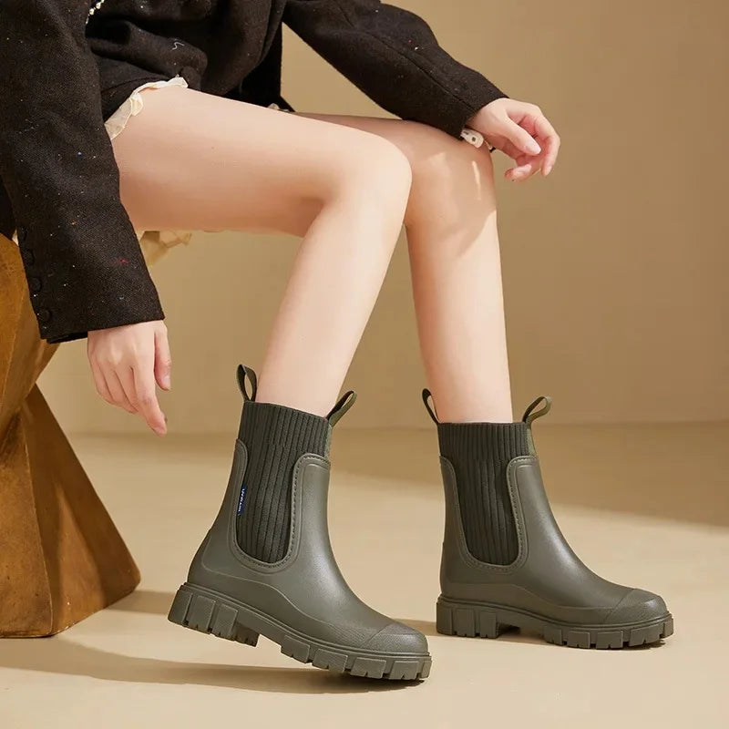 AquaStep™ Waterproof Mid-Calf Comfort Boots