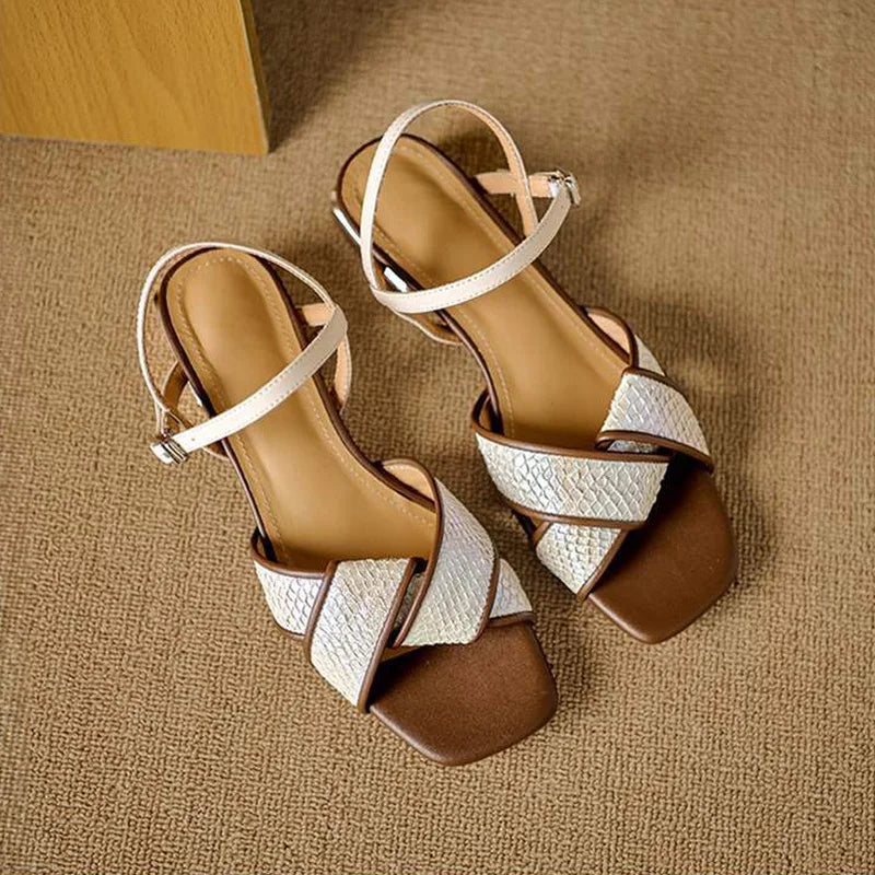 Rovena Leather Sandals
