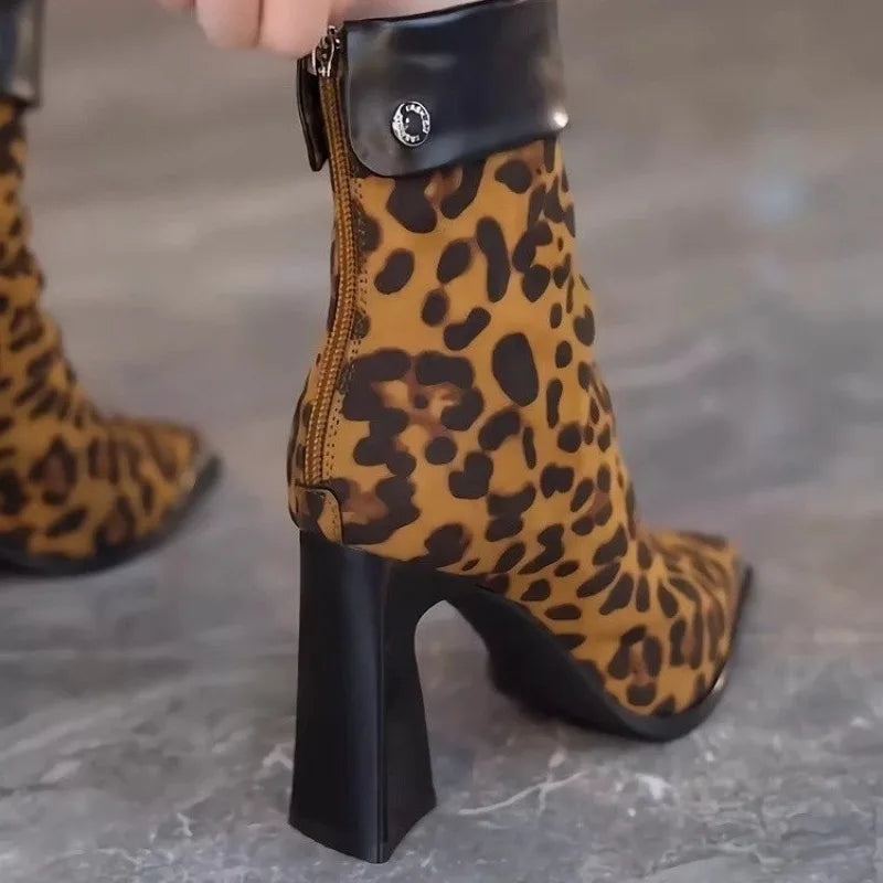 Veloure Women S Faux Suede High Heel Ankle Boots