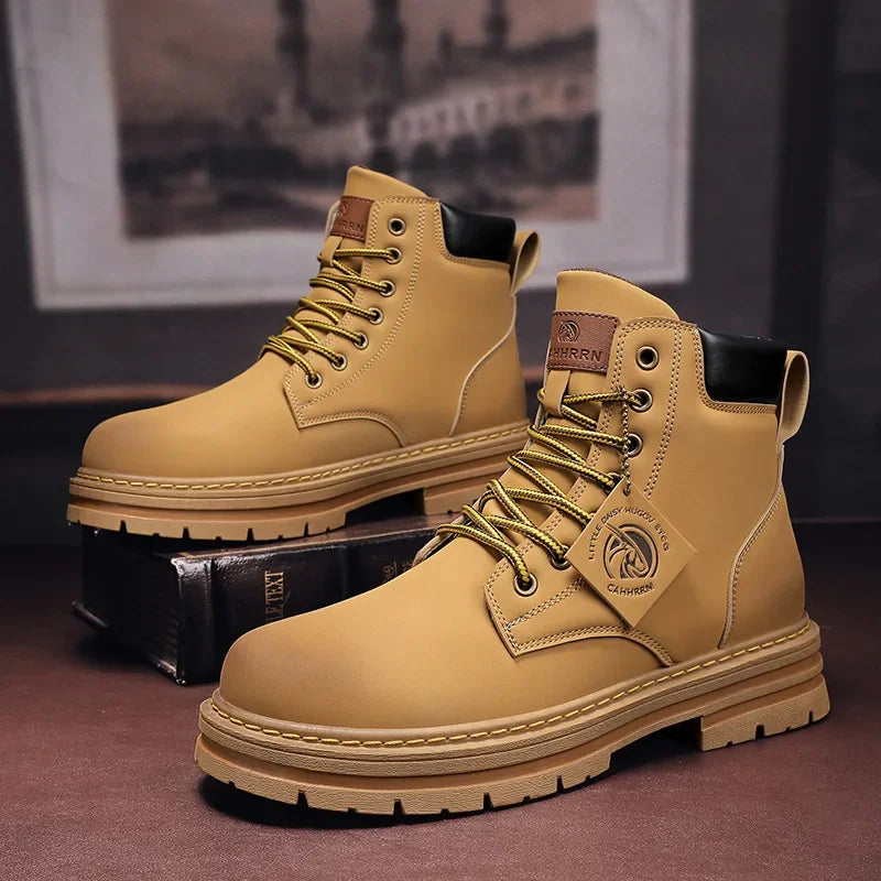 High Top Fashion Leather Boots