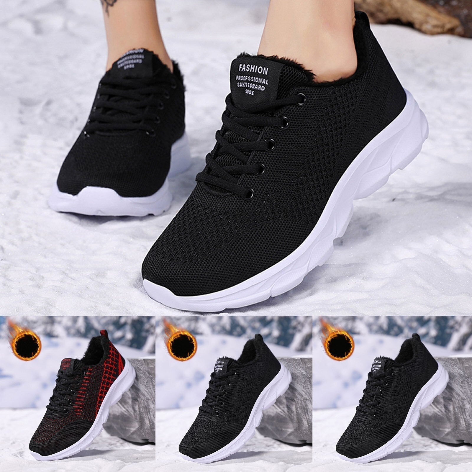 Comelyy Runing Up Warm Breathable Sneakers