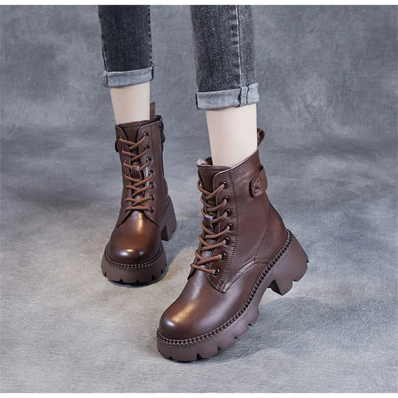 Footnity™ Velvet Comfort Orthopedic Boots – Warmth, Style & Support