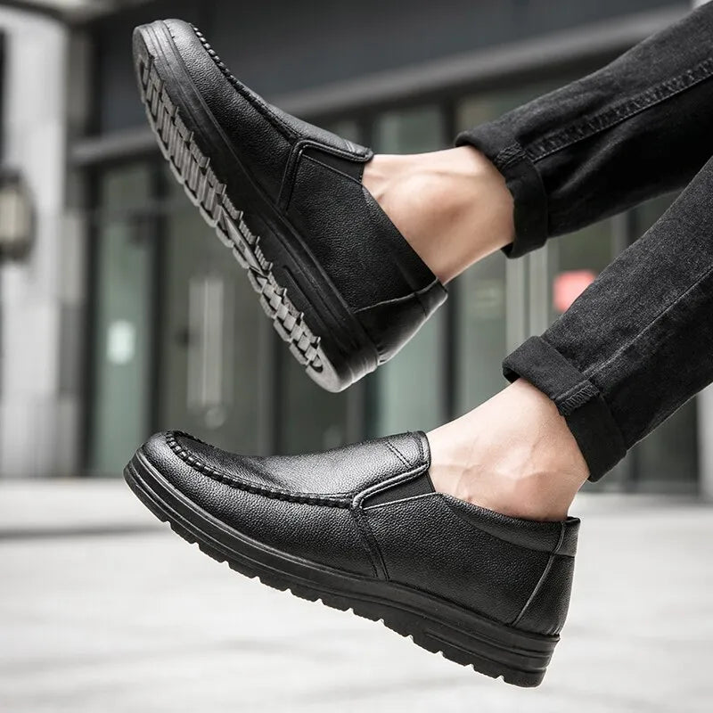 Soft Leather Casual Loafers