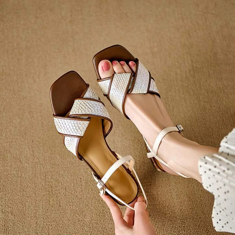 Rovena Leather Sandals