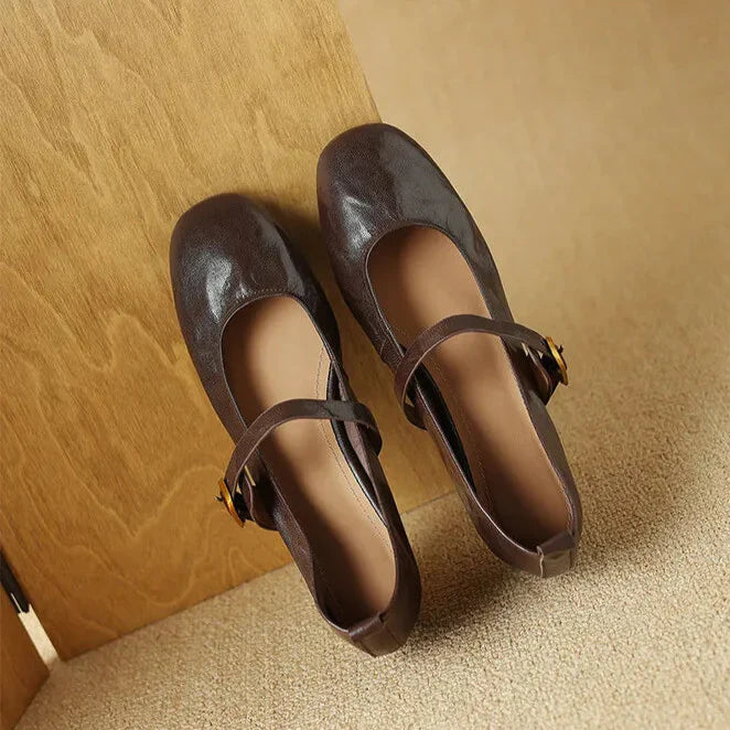 Bruna Genuine Leather Pumps